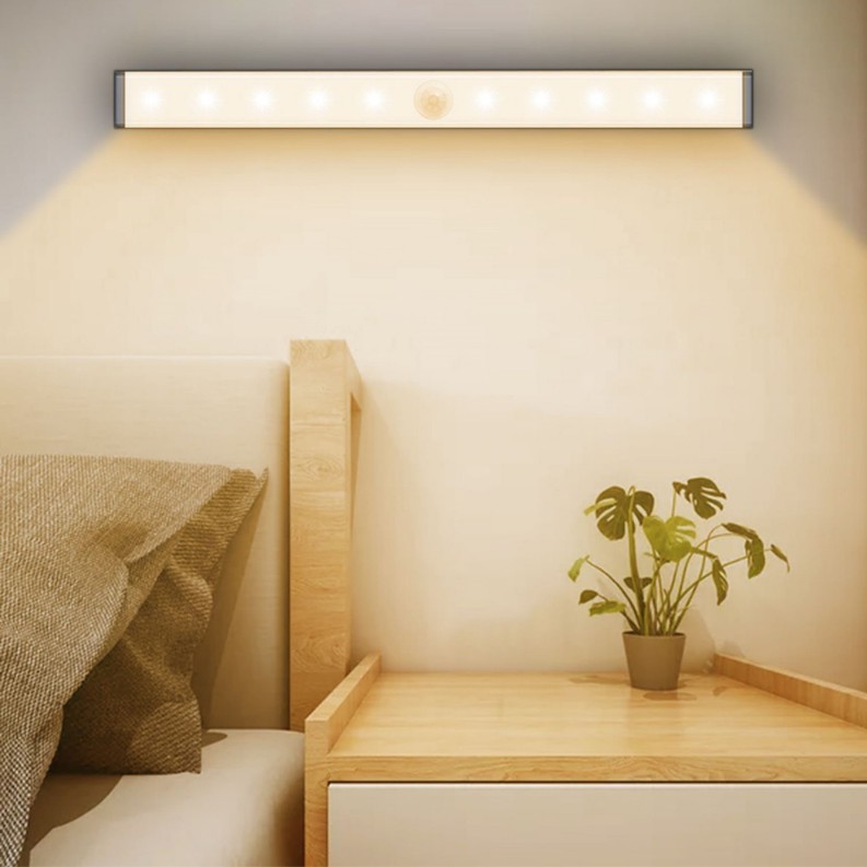 Đèn Cảm Biến, Đèn LED Cảm Ứng Chuyển Động Gắn Tủ Quần Áo, Hành Lang, Phòng Ngủ, Phòng Tắm Tự Động Thông Minh
