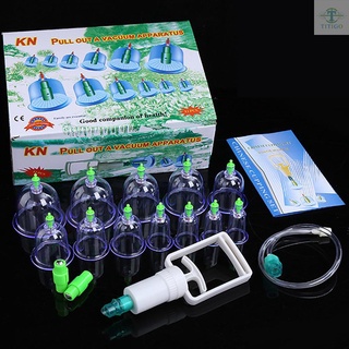 Set 12 ống hít giác hơi chân không truyền thống Trung Quốc