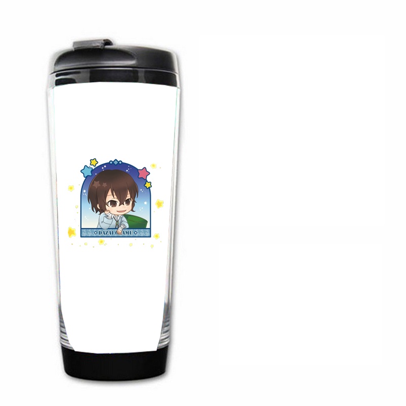 Bình nhựa đựng nước in hình  anime chibi BUNGOU STRAY DOGS xinh xắn độc đáo