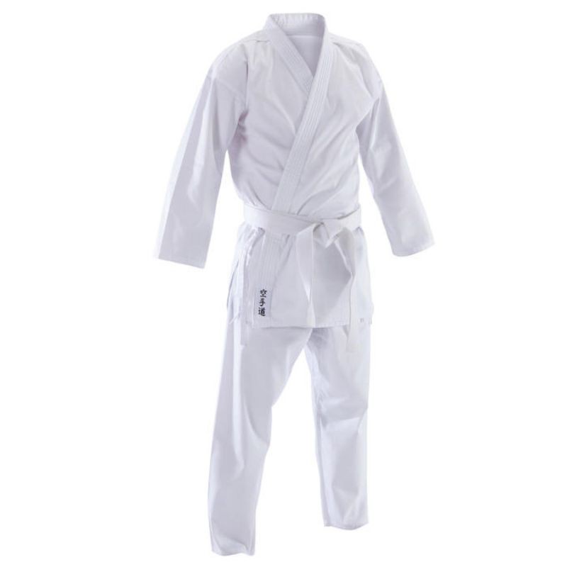 Võ phục quần áo đai karate màu trắng size 170