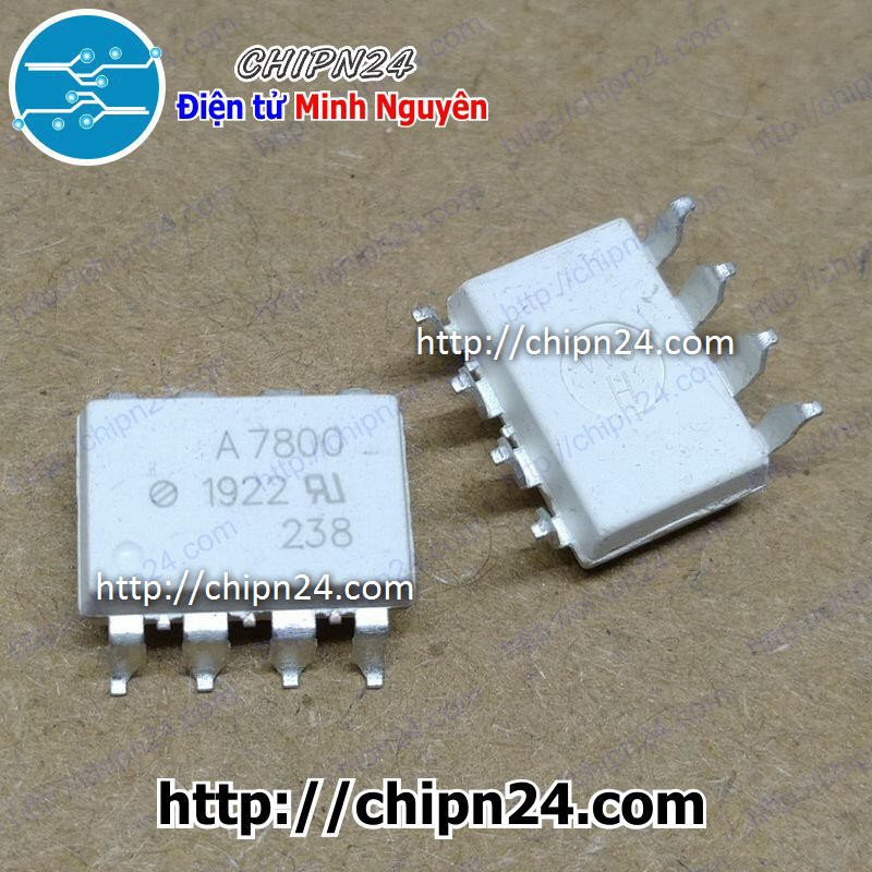 [1 CON] IC A7800 SOP-8 Trắng (SMD Dán) (HCPL-7800 HCPL-7800A  A7800A HP7800 7800)