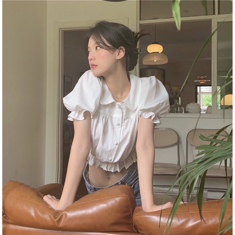 ÁO SƠMI CỔ BẺ VẠT BẦU