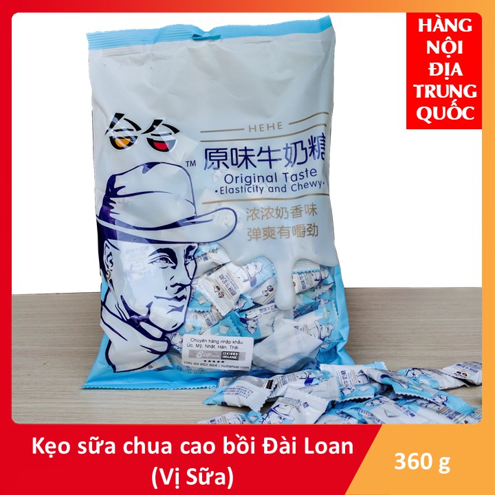 Kẹo sữa chua ông già Đài Loan vị sữa 360 gr