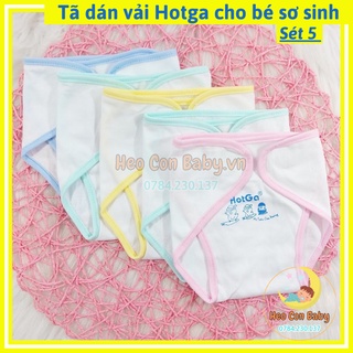 Tã vải đóng bỉm cho bé sơ sinh/ Tả dán Hotga bé trai gái sơ sinh