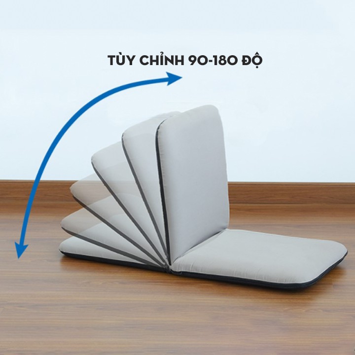 Ghế Lười Thư Giãn 𝐅𝐑𝐄𝐄𝐒𝐇𝐈𝐏 Ghế Ngồi Bệt Tựa Lưng Tatami Cao Cấp Có Thể Gấp Gọn