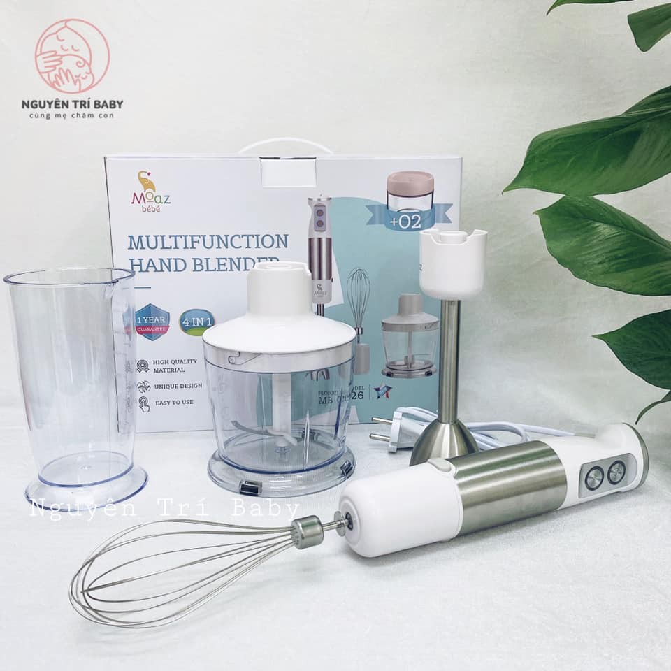 Máy xay đa năng cầm tay Moaz bébé MB026