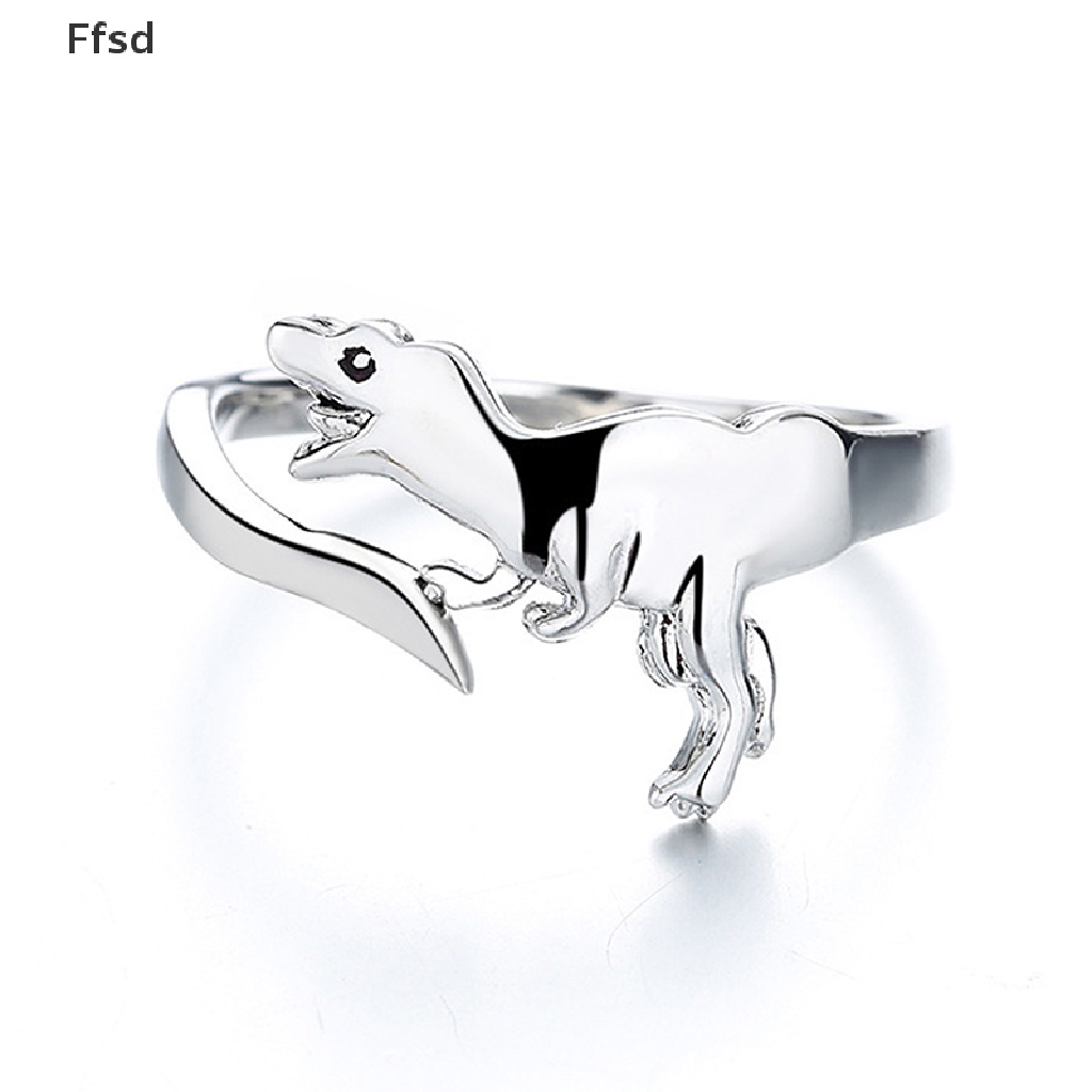 {Ffsd} Nhẫn Hình Khủng Long Brontosaurus Stegosaurus Có Thể Điều Chỉnh Kích Cỡ Cho Nữ