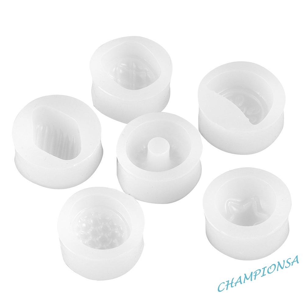 Bộ 6 Khuôn Silicone Làm Bánh Tạo Hình Trái Cây