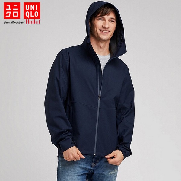 Áo khoác nam Uniqlo BlockTech 413977 cản gió chống nắng mưa