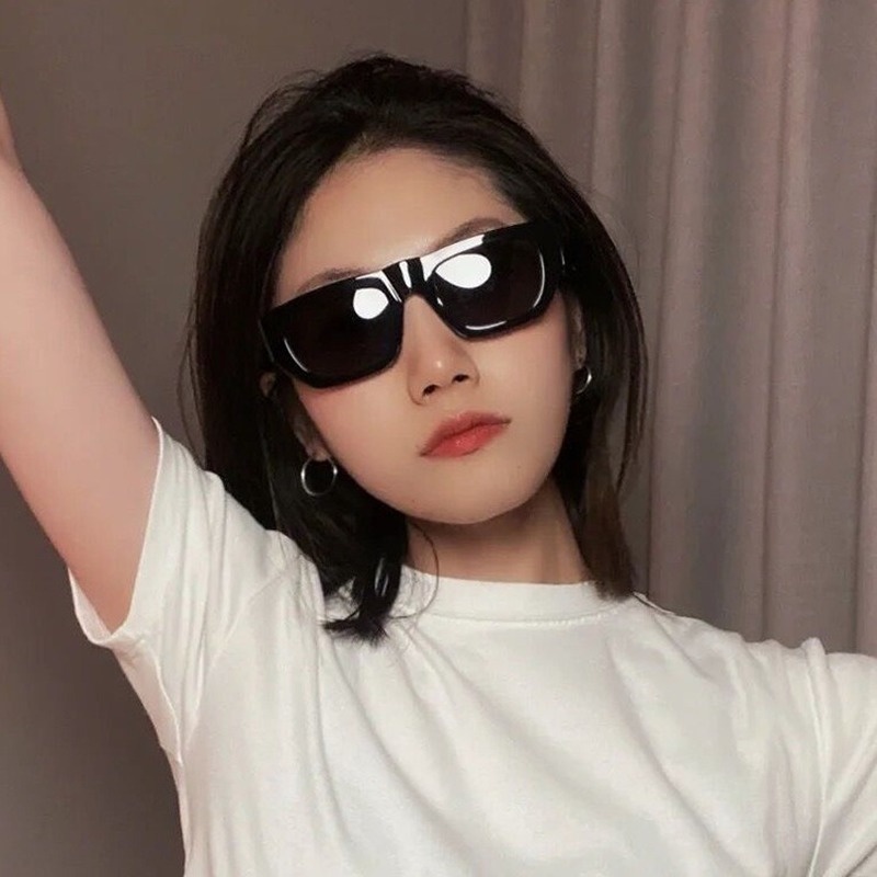 (KIQI-FASHION) COD Kính Mát Mắt Mèo Chống Tia UV400 Thời Trang Dành Cho Nữ