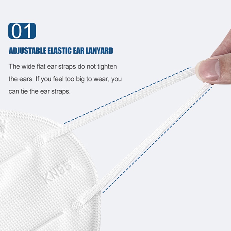 Khẩu trang N95 KN95 5 lớp chống bụi mịn PM2.5 nhiều màu sắc chất lượng cao | BigBuy360 - bigbuy360.vn