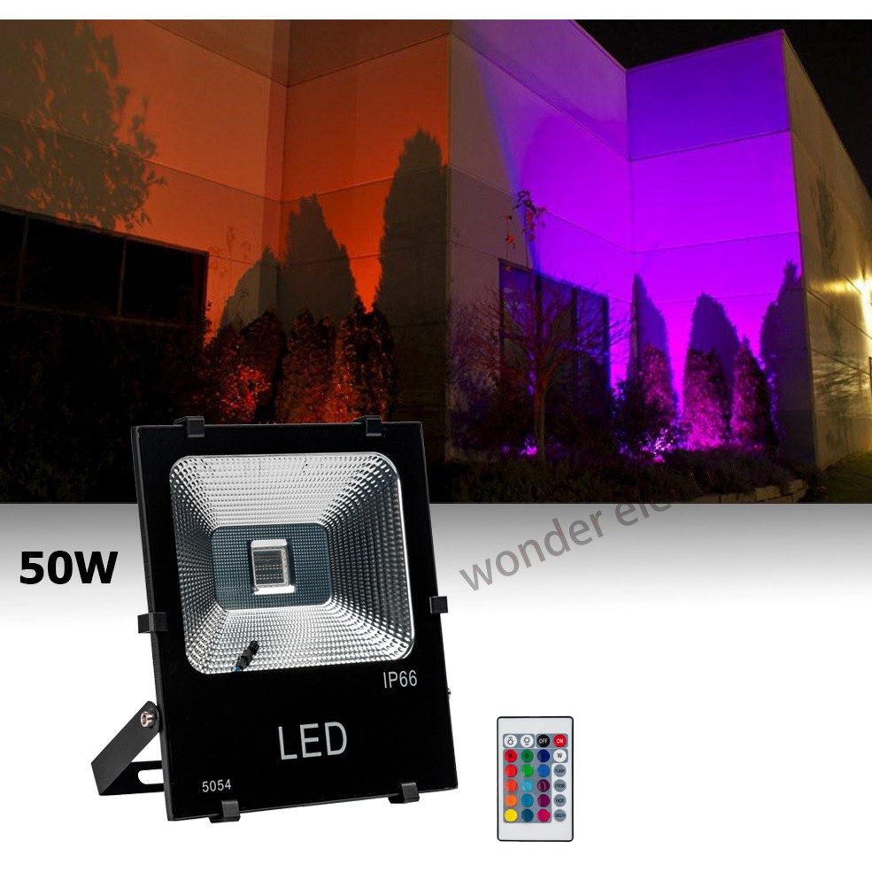 Đèn pha RGB đổi màu 50W