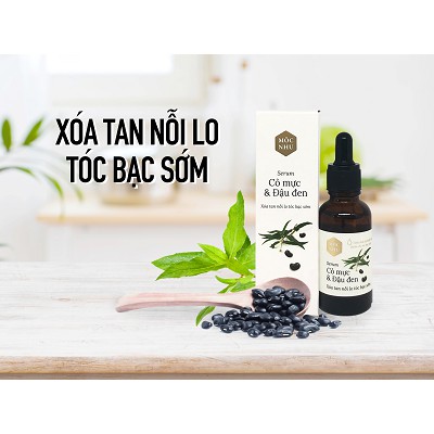 [ CHÍNH HÃNG ] Serum Cỏ Mực Và Đậu Đen Mộc Nhu - 30ml