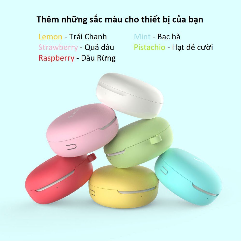 Case ốp bảo vệ Tai Nghe LG Tone Free Fn7 / Fn6 / Fn4 - Macarons Hãng Voia