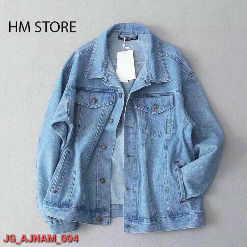 Áo Khoát Jeans Nam Nữ Cao Cấp ,MS 53