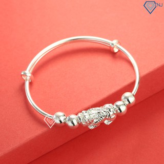 Lắc tay bạc cho bé, vòng tay bạc cho bé hình con tỳ hưu LTT0026 - Trang Sức TNJ