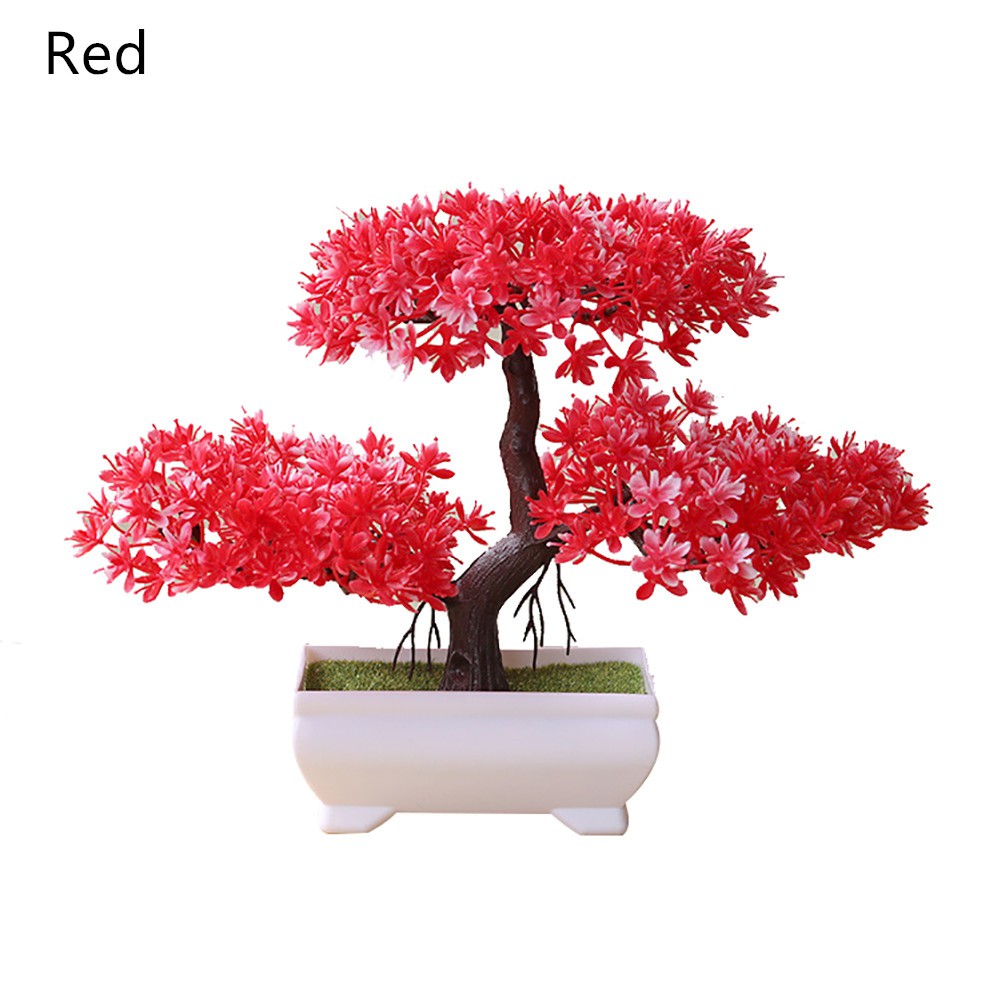 Chậu Cây Bonsai Giả Trang Trí Nhà Cửa