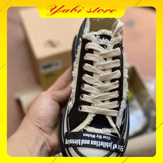 [Hot trend-Hàng  trung ] Giày sneaker xVESSEL đế trắng dạ quang  style rách cao 3,5-4cm - Yabi store