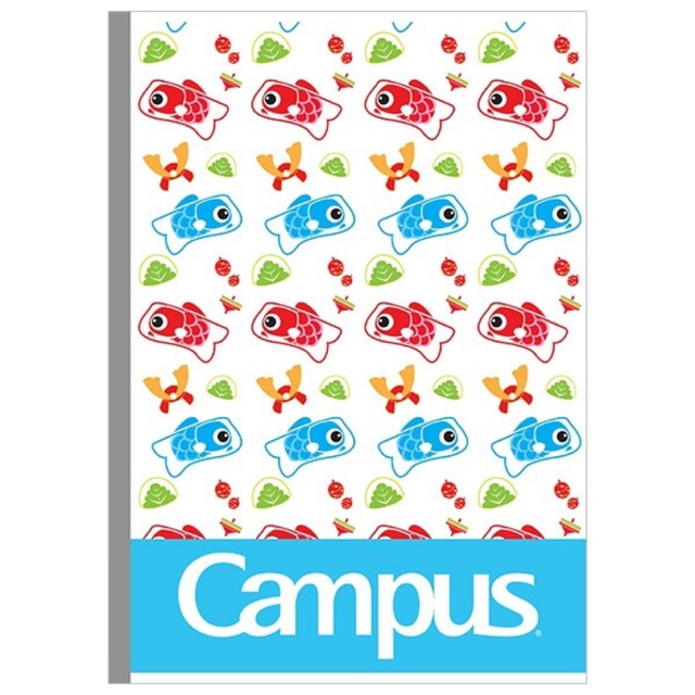 Vở kẻ ngang Campus 72 Trang JAPAN PATTERN, NB-BJAP72-2 (giao màu ngẫu nhiên)