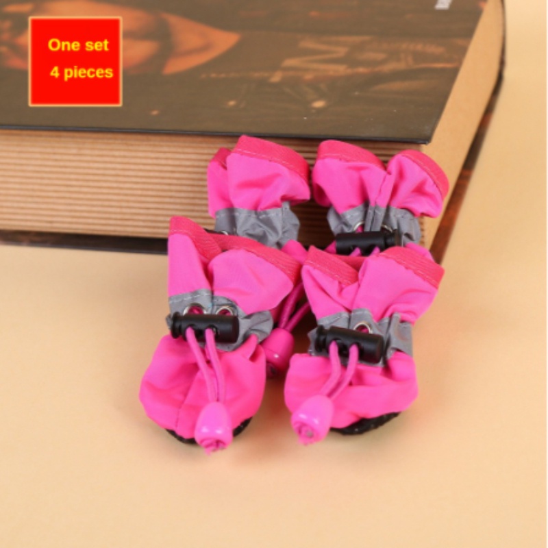 ⭐Hot!⭐Ủng Đi Mưa Chống Nước Chống Trượt Cho Thú Cưng - Bộ 4 Cái