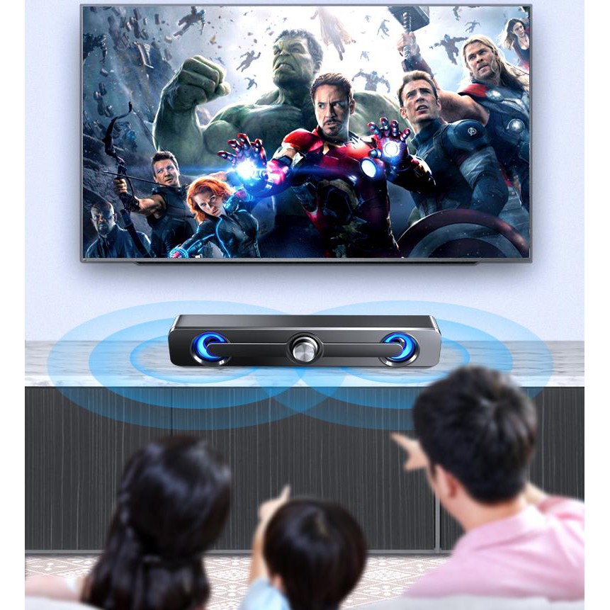 [VIDEO RIVER] Loa Vi Tính  Soundbar 2.1 SADA V-111, Hiệu Ứng Đèn Led Độc Đáo, Âm Thanh Đạt Chuẩn HD