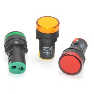 Đèn báo pha tủ điện  220VAC Combo 3 đèn
