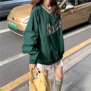 [ORDER] Áo Sweater Bóng Chày Cổ V