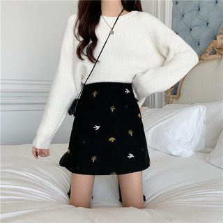 order_chân váy dạ chữ A