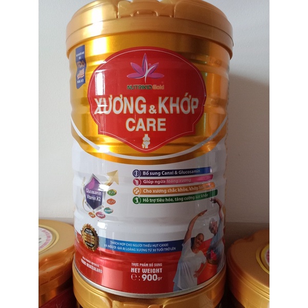 Sữa xương khớp Nutrikidgold Care 900g giải pháp dinh dưỡng cho xương và khớp - NGỪA TIỂU ĐƯỜNG, TIM MẠCH