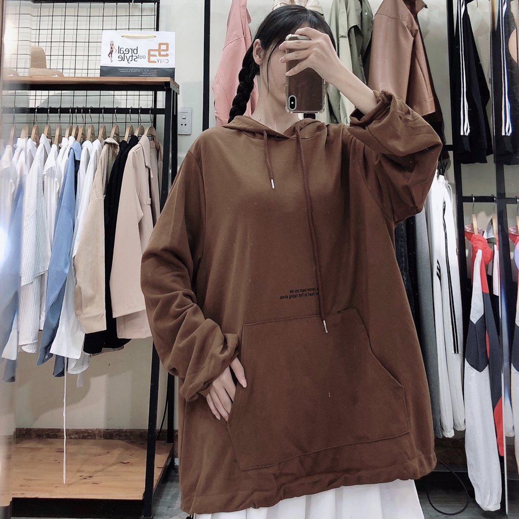 Áo Thun Dài Tay Da CÁ Áo Hoodie Form Suông Dáng Rộng Unisex Phong Cách Quảng Châu