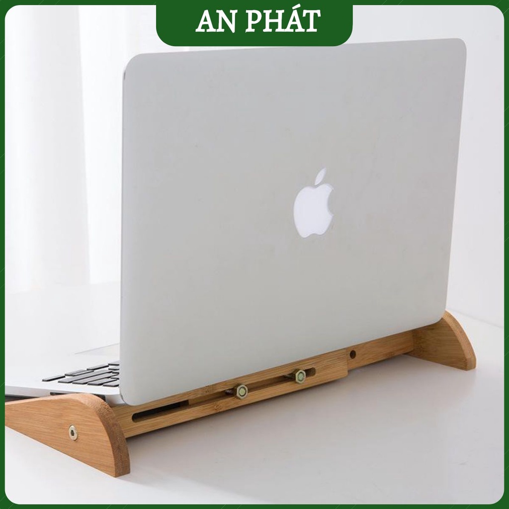 ❤️ Kệ Tản Nhiệt Laptop Macbook ❤️ Bằng Gỗ Có Thể Điều Chỉnh Độ Rộng Dành Cho Mọi Kích Cỡ