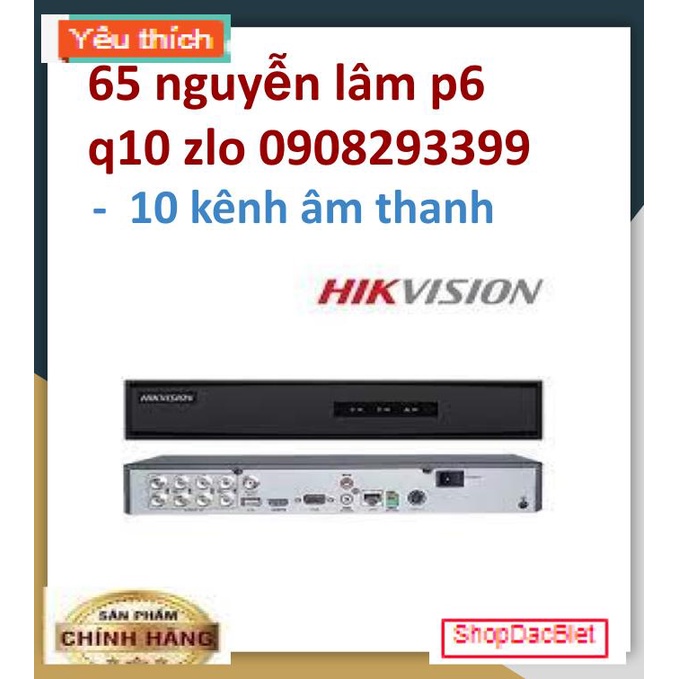 Đầu thu 8 kênh Hikvision DS-7208HGHI-K1