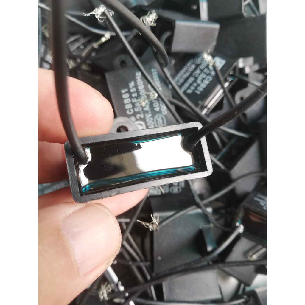 Tụ quạt 1,5uf -2uf-2,2uf-2,5uf-3uf-4uf-5uf/CBB61 400V.AC Hàng chính hãng