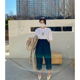 Áo phông hình Cô gái kèm chữ someday, áo thun form rộng 2T Unisex P10