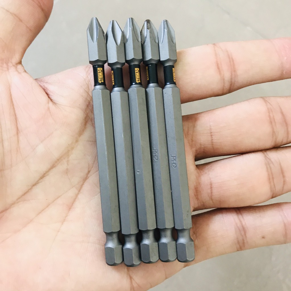 BỘ 5 MŨI BẮN VÍT DWALT NHẬP DÀI 9CM - Ph2