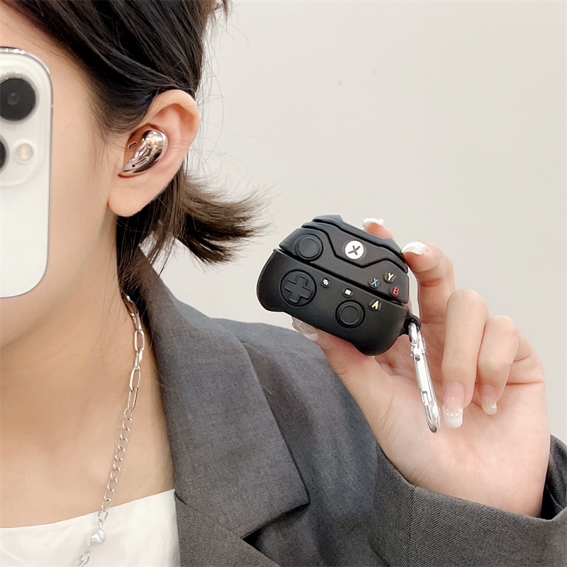 Vỏ Bảo Vệ Hộp Sạc Tai Nghe Samsung Galaxy Buds Live Bằng Silicon Mềm Hình Máy Chơi game Cầm Tay | Buds 2 | Vỏ Bảo Vệ Hộp Sạc Tai Nghe bluetooth Không Dây Buds Pro / Buds 2 Pro