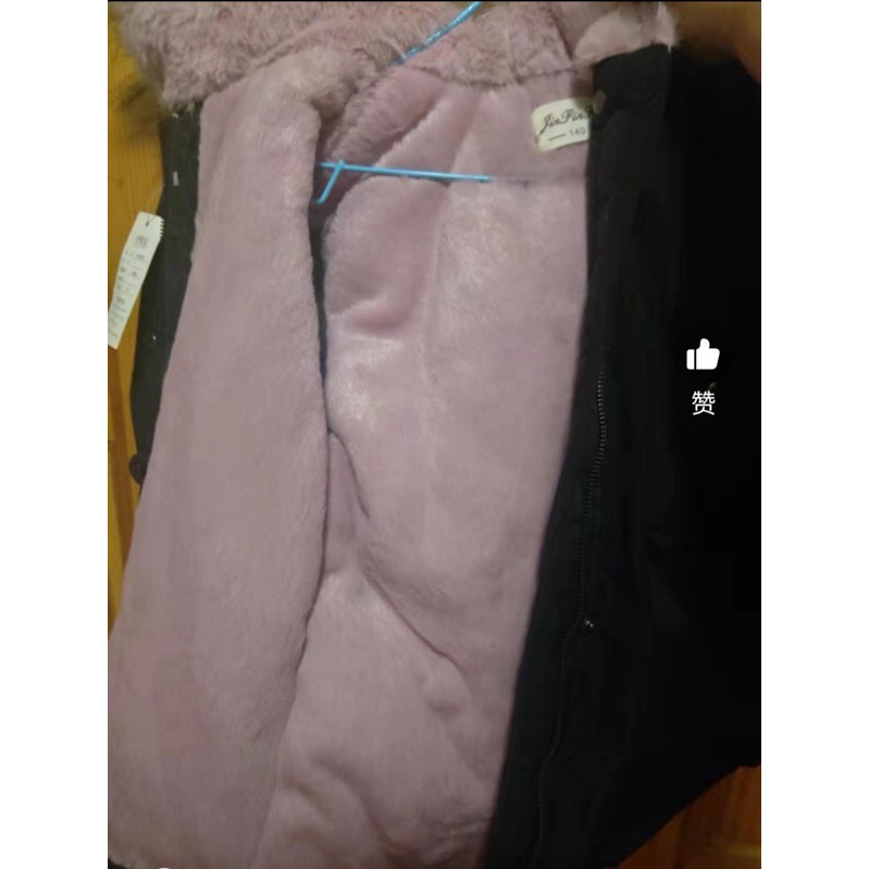 Sẵn hàng- áo PARKA lót lông siêu ấm bé gái hàng quảng châu