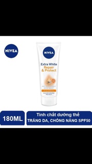 Dưỡng thể serum  nivea 180ml