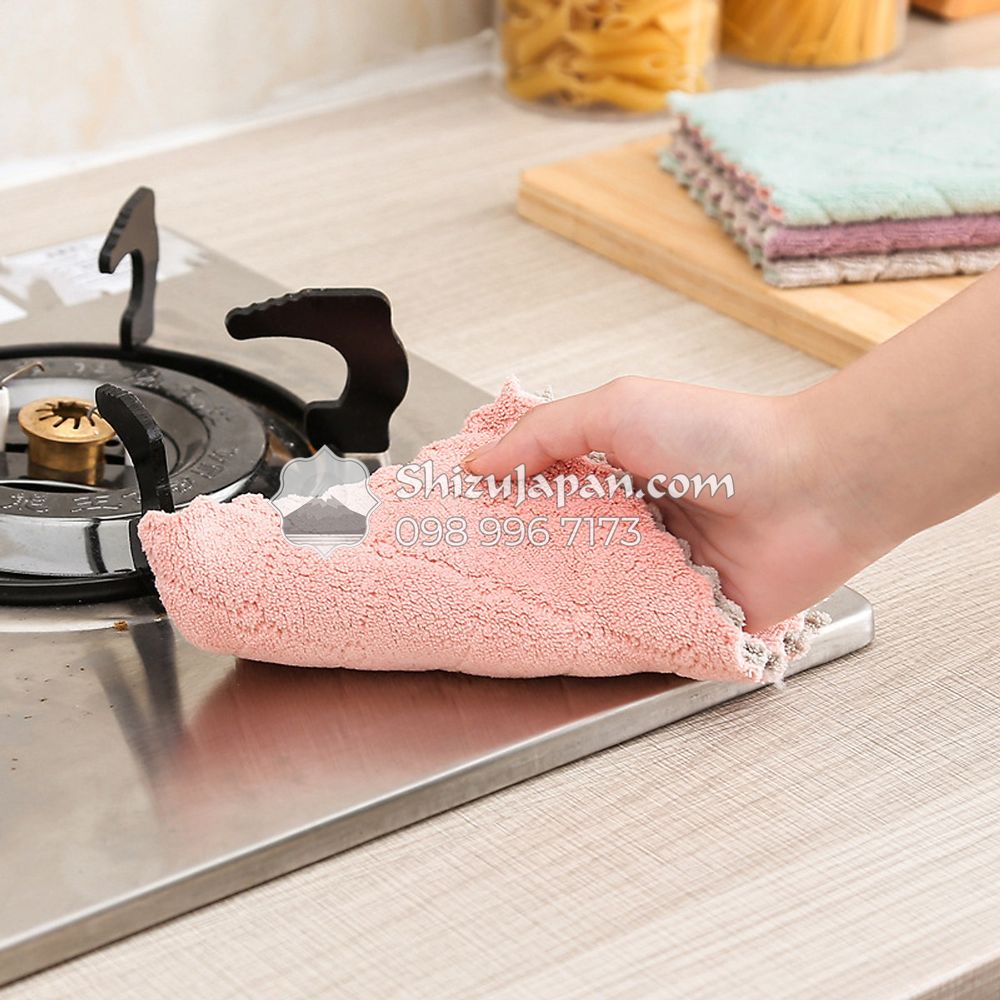 Khăn San Hô Lau Bếp Đa Năng Siêu Mềm Siêu Thấm Hút