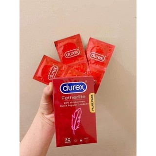 Bao cao su Durex hộp 30 chiếc Fetherlite siêu mỏng