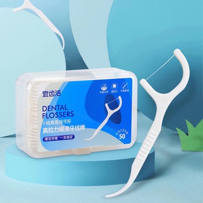 Tăm Chỉ Nha Khoa Tiệt Trùng Vệ Sinh Răng Miệng Chất Lượng Tốt Chất Liệu Cao Cấp An Toàn Sức Khỏe Hộp 50 Cái Angola
