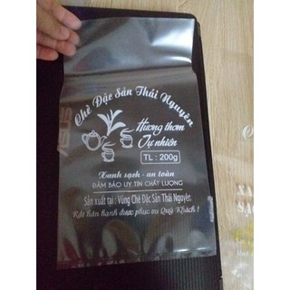 1kg túi nilon, túi kính in sẵn Trà Thái Nguyên orTrà Tân Cương loại 100g, 200g,500g,1kg