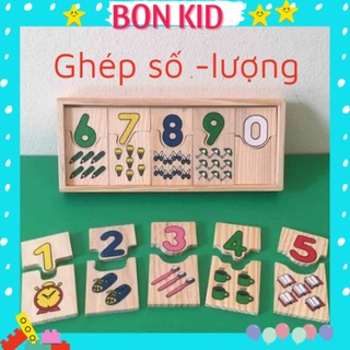 Giáo cụ Montessori Bộ Ghép số