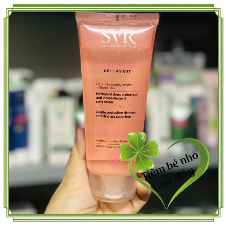 Sữa rửa mặt dạng gel không chứa xà phòng SVR dạng tuýp 200ml hàng Pháp | BigBuy360 - bigbuy360.vn