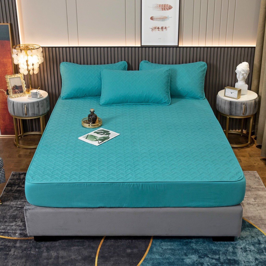 Ga chống thấm chun trần Cotton mẫu mới, êm dịu, thoáng mát