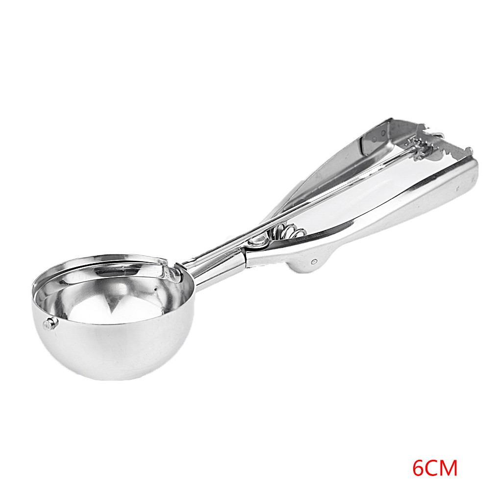 Muỗng Múc Kem Viên Bằng Thép Không Gỉ Kích Thước 4cm Tiện Dụng
