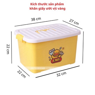 Khăn ướt giấy vịt vàng lẻ 1 bịch