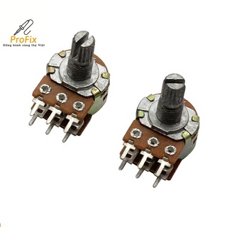 Chiết áp đôi wh148 10k/50k/100k/500k.