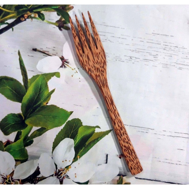 Nĩa gỗ dừa cao cấp Ohi@ma