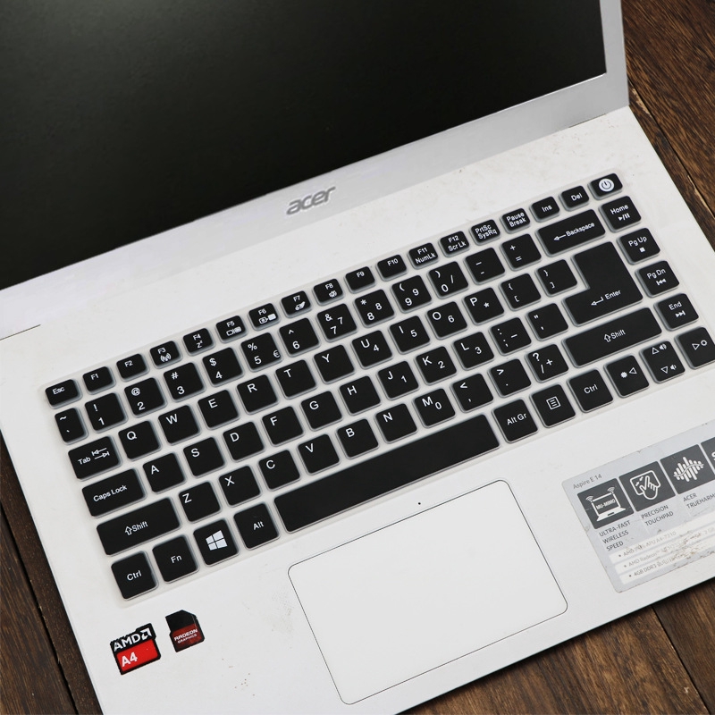 Miếng Dán Bàn Phím Silicon Mềm Siêu Mỏng Cho Laptop 14inch Acer E5-422 / 432 / 473 / 474 / 475 / 476g / Apire 3